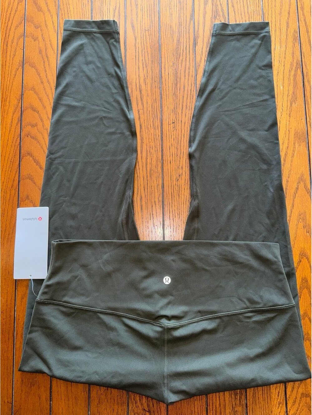 Lululemon Align High Rise 28” Dark Olive Size 16 NWT